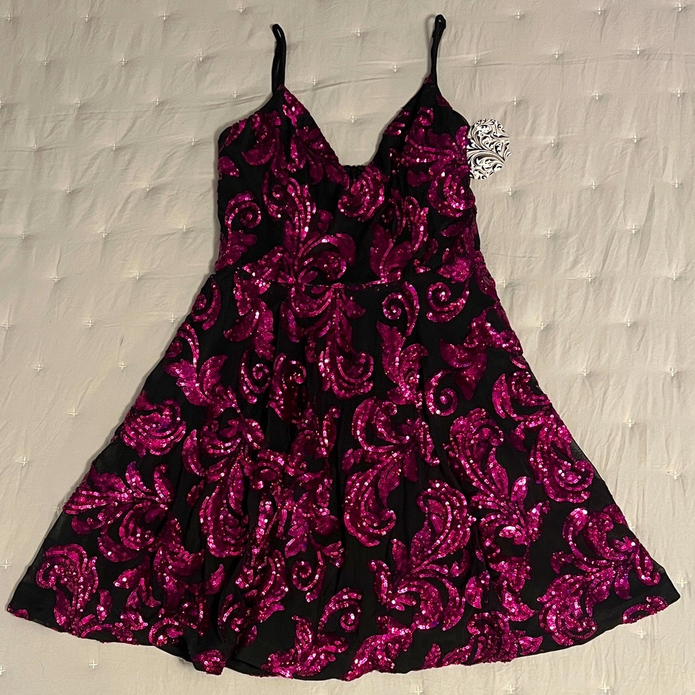 NWT Formal A-line Sequin Dress